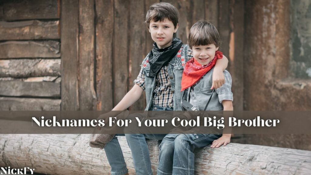 Big Brother Nicknames For Cool Big Brothers