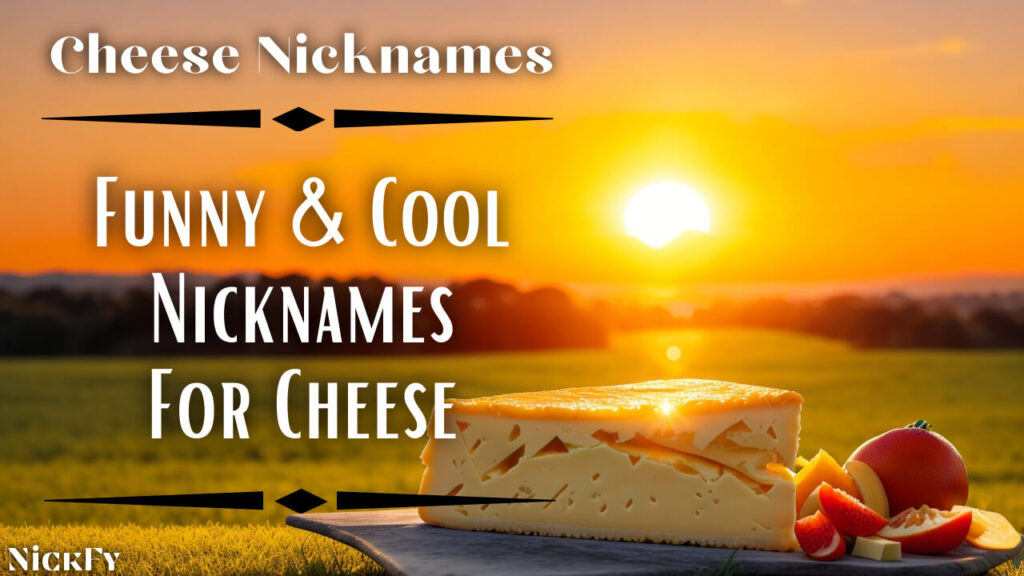 Cheese Nicknames | Funny & Cool Nicknames For Cheese