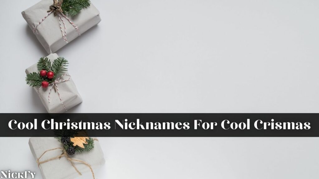 Cool Christmas Nicknames