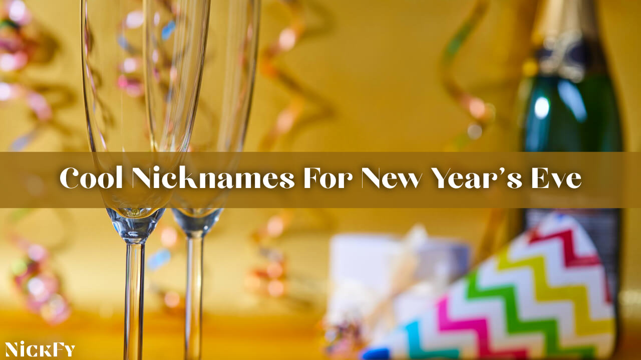 Cool Nicknames For New Year's Eve
