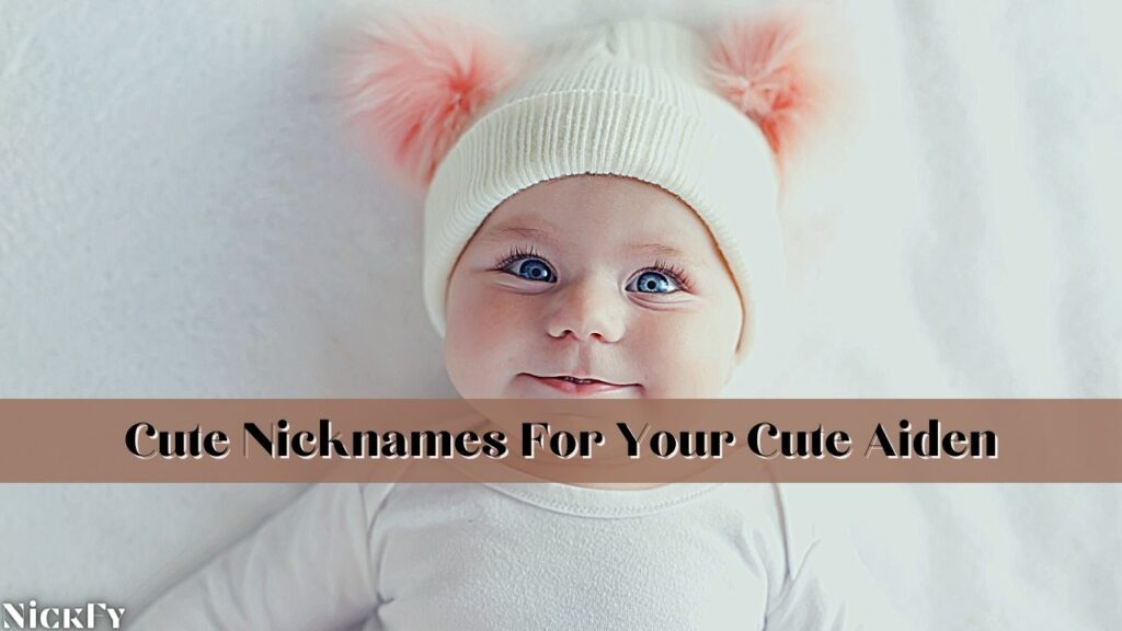 Cute Nicknames For Aiden
