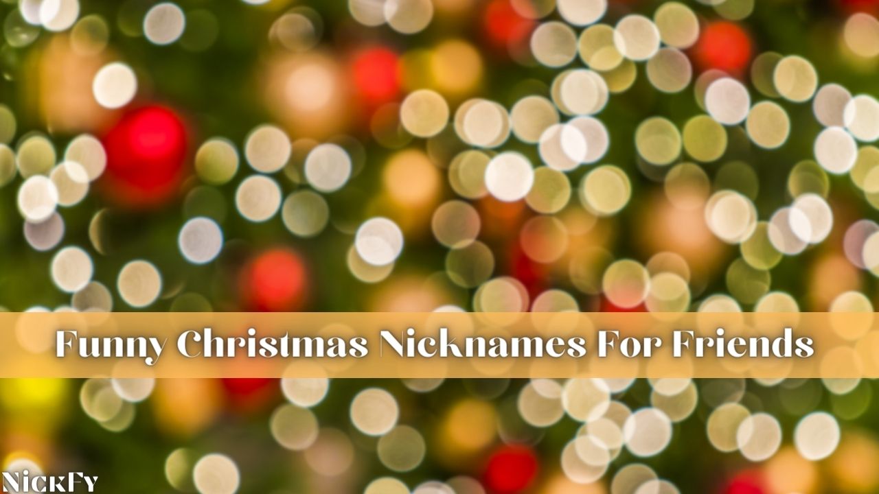 Funny Christmas Nicknames For Friends