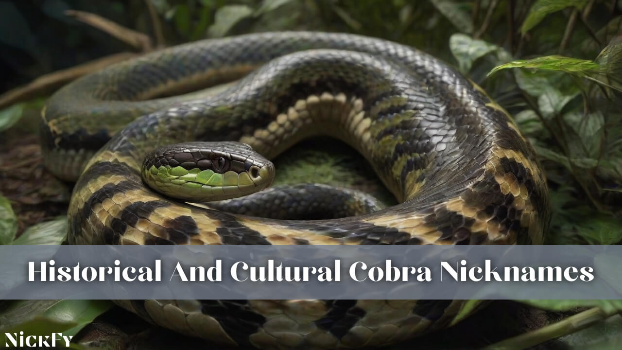 Historical And Cultural Cobra Nicknames: Tales As Old As Time