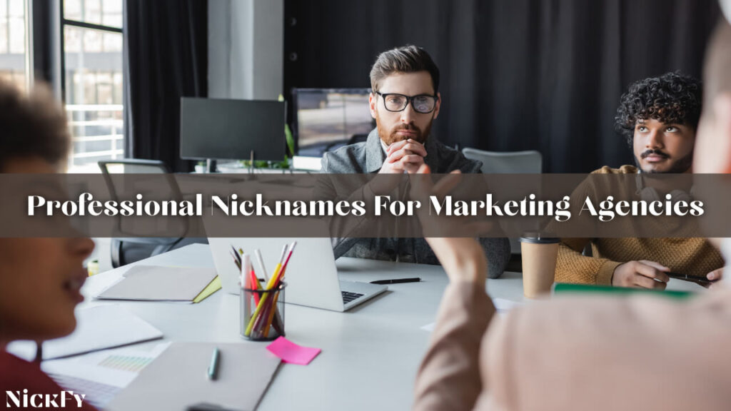Professional Nicknames For Marketing Agency