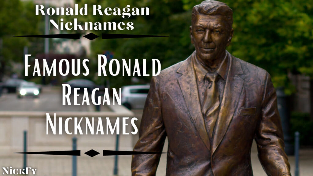 Ronald Reagan Nicknames Exploring Famous Ronald Reagan Nicknames NickFy