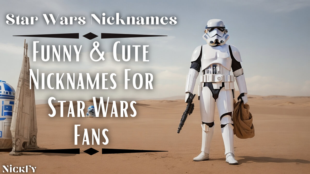 Star Wars Nicknames | Funny & Cute Nicknames For Star Wars Fans
